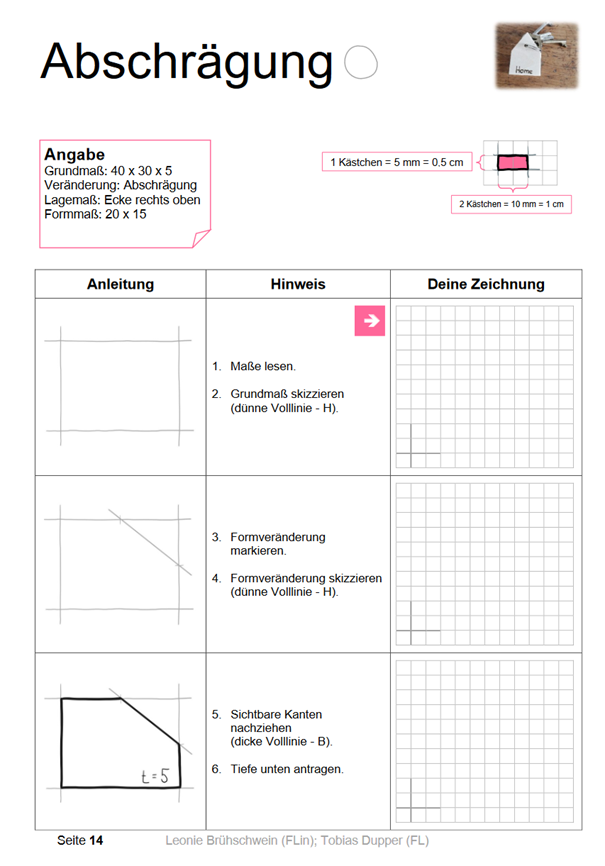 Skizzierarbeitsheft (7. Klasse) – Bild 4