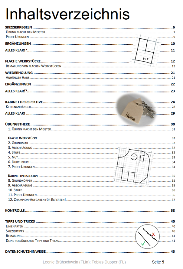 Skizzierarbeitsheft (7. Klasse) – Bild 2