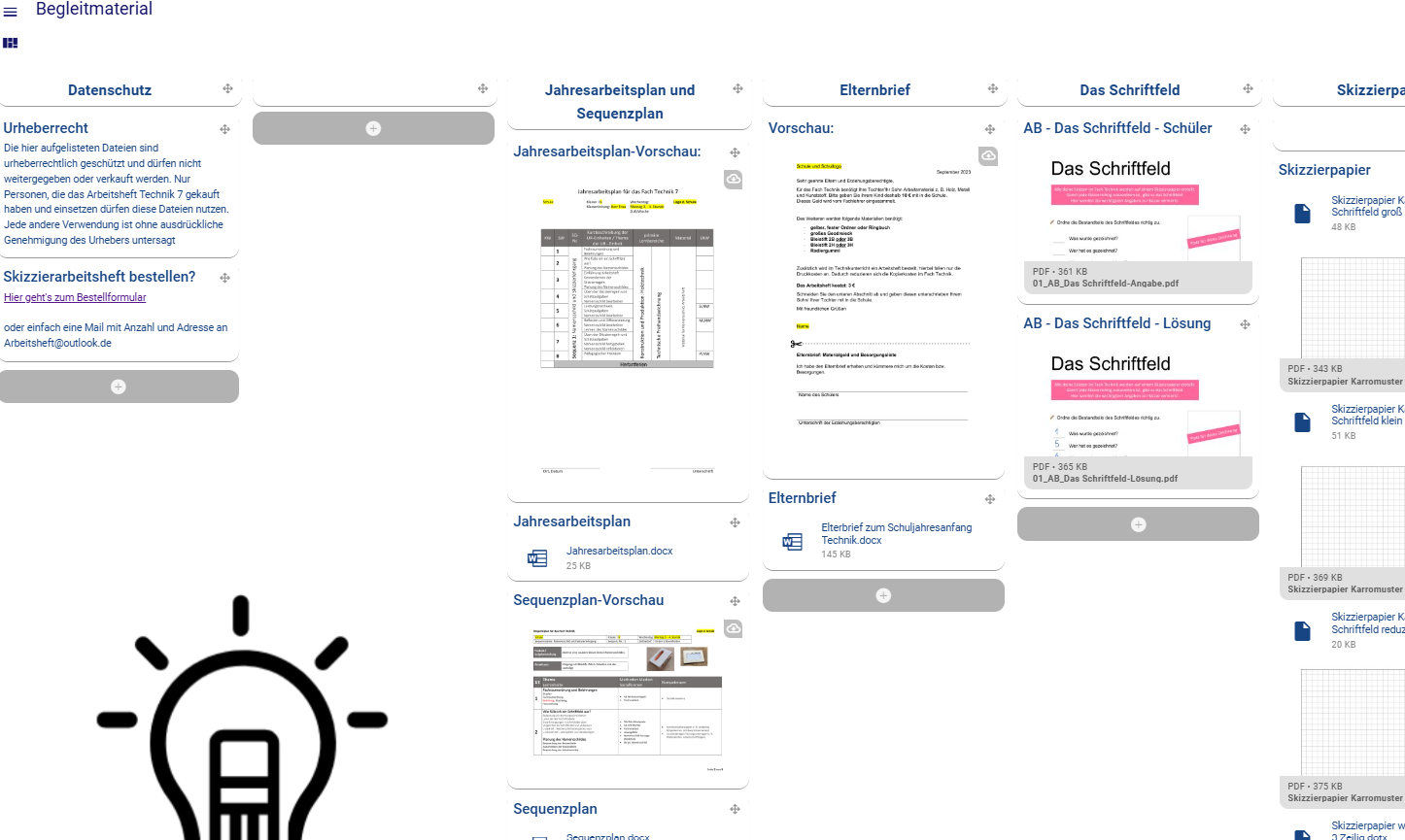 Skizzierarbeitsheft (7. Klasse) – Bild 5